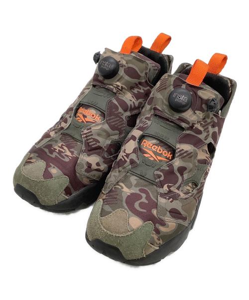 REEBOK（リーボック）REEBOK (リーボック) ローカットスニーカー INSTAPUMP FURY OG CAMO カーキ サイズ:26.5の古着・服飾アイテム