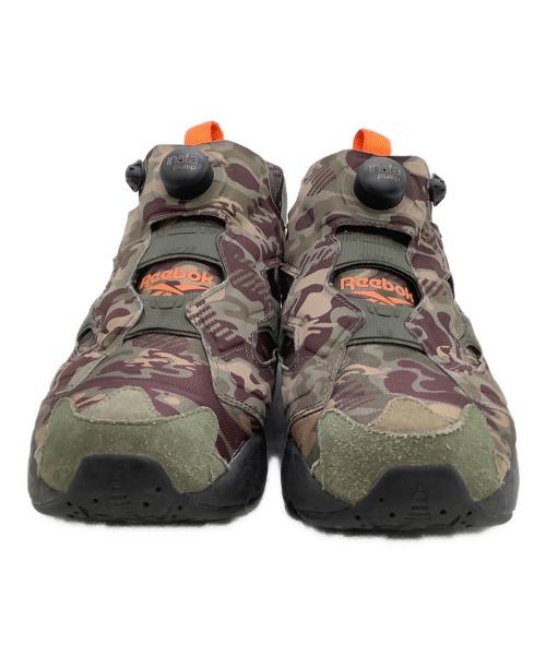 REEBOK（リーボック）REEBOK (リーボック) ローカットスニーカー INSTAPUMP FURY OG CAMO カーキ サイズ:26.5の古着・服飾アイテム