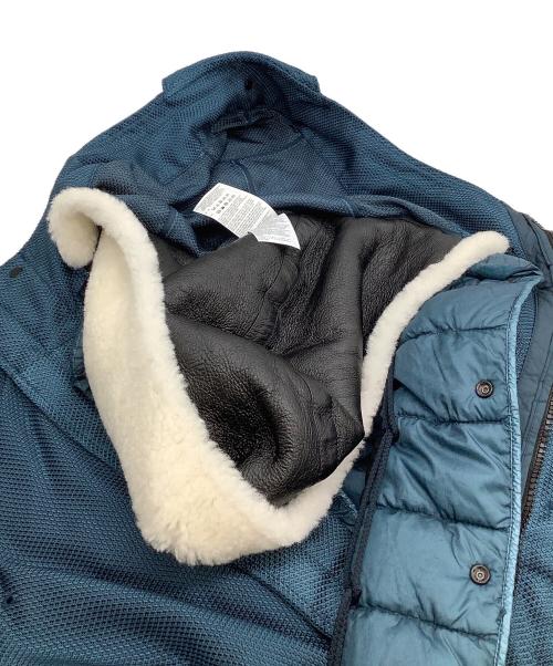 STONE ISLAND（ストーンアイランド）STONE ISLAND (ストーンアイランド) コート　MODIFIED PANAMA　21AW ブルー サイズ:Lの古着・服飾アイテム