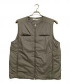 nonnativeノンネイティブ）の古着「中綿ベスト　TROOPER PUFF VEST POLY TAFFETA DICROSR」｜グレー