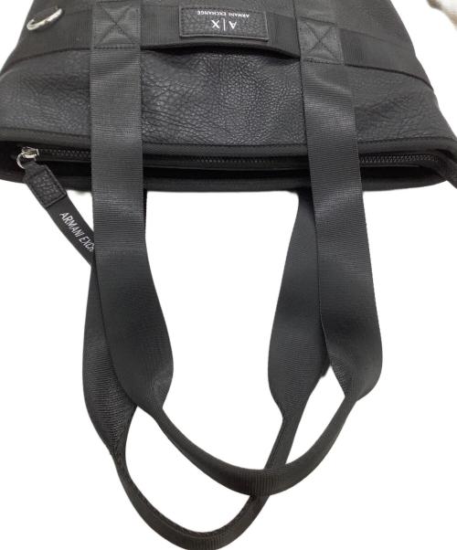 ARMANI EXCHANGE（アルマーニ エクスチェンジ）ARMANI EXCHANGE (アルマーニ エクスチェンジ) トートバッグ ブラックの古着・服飾アイテム