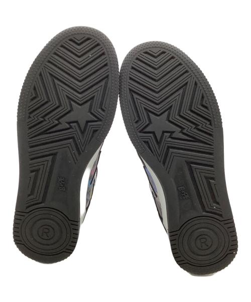 A BATHING APE（ア ベイシング エイプ）A BATHING APE (ア ベイシング エイプ) スニーカー ホワイト×ブラック サイズ:28の古着・服飾アイテム