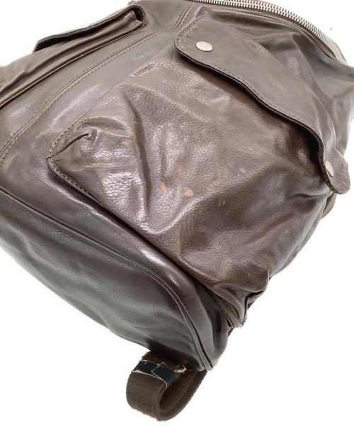 Felisi（フェリージ）Felisi (フェリージ) レザーリュック ブラウンの古着・服飾アイテム