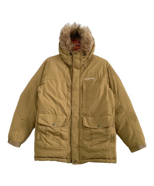 mont-bell（モンベル）mont-bell (モンベル) ダウンコート　ローガンダウン パーカ ベージュ サイズ:Lの古着・服飾アイテム