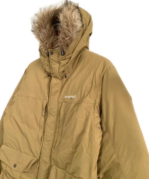 mont-bell（モンベル）mont-bell (モンベル) ダウンコート　ローガンダウン パーカ ベージュ サイズ:Lの古着・服飾アイテム