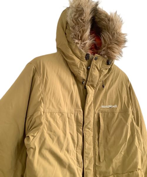 mont-bell（モンベル）mont-bell (モンベル) ダウンコート　ローガンダウン パーカ ベージュ サイズ:Lの古着・服飾アイテム