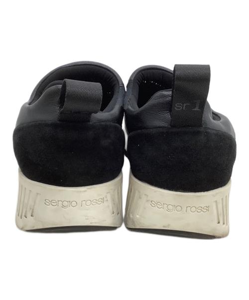 sergio rossi（セルジオロッシ）sergio rossi (セルジオロッシ) ローカットスニーカー ブラック サイズ:38の古着・服飾アイテム
