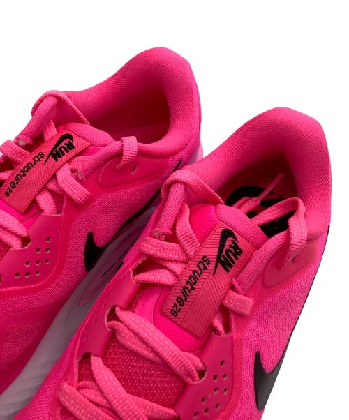 NIKE（ナイキ）NIKE (ナイキ) ランニングシューズ ストラクチャー 26 ピンク×ホワイト サイズ:22.5の古着・服飾アイテム