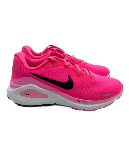 NIKE（ナイキ）NIKE (ナイキ) ランニングシューズ ストラクチャー 26 ピンク×ホワイト サイズ:22.5の古着・服飾アイテム