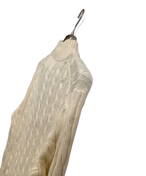 POLO RALPH LAUREN（ポロ・ラルフローレン）POLO RALPH LAUREN (ポロ・ラルフローレン) 厚手ニット ホワイト サイズ:L 未使用品の古着・服飾アイテム