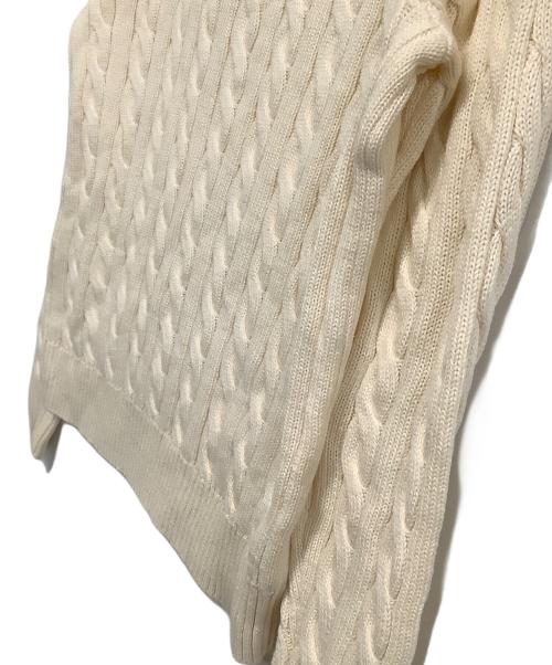 POLO RALPH LAUREN（ポロ・ラルフローレン）POLO RALPH LAUREN (ポロ・ラルフローレン) 厚手ニット ホワイト サイズ:L 未使用品の古着・服飾アイテム