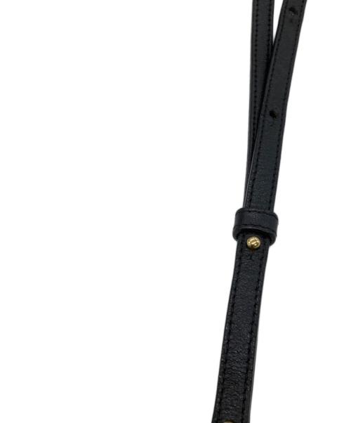 CELINE（セリーヌ）CELINE (セリーヌ) レザーショルダーバッグ　トリオ ブラックの古着・服飾アイテム