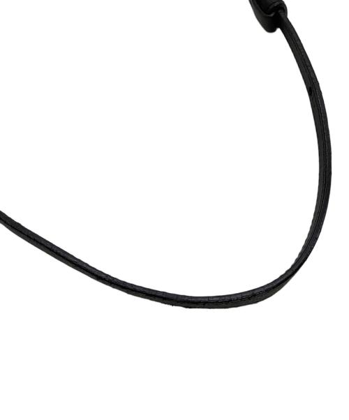 CELINE（セリーヌ）CELINE (セリーヌ) レザーショルダーバッグ　トリオ ブラックの古着・服飾アイテム