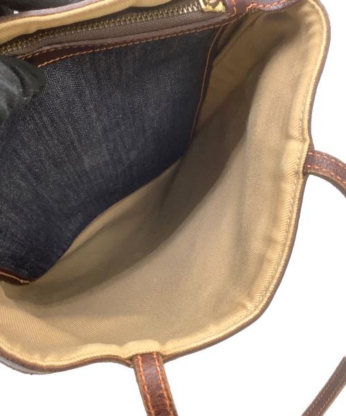 J&M DAVIDSON（ジェイ＆エム デヴィッドソン）J&M DAVIDSON (ジェイ＆エム デヴィッドソン) トートバッグ インディゴ×ブラウンの古着・服飾アイテム