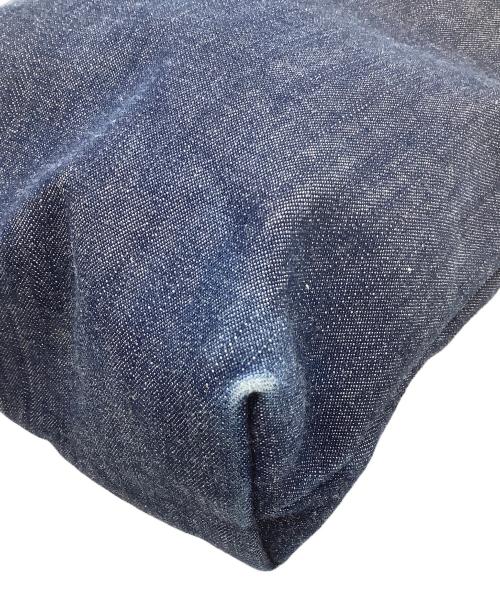 J&M DAVIDSON（ジェイ＆エム デヴィッドソン）J&M DAVIDSON (ジェイ＆エム デヴィッドソン) トートバッグ インディゴ×ブラウンの古着・服飾アイテム