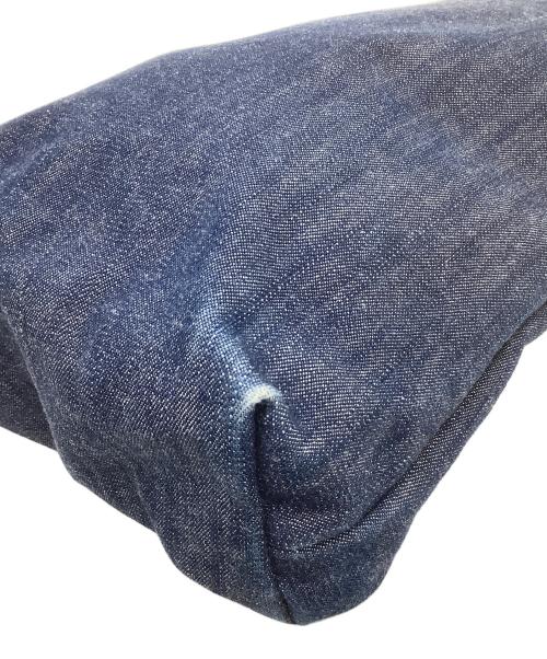 J&M DAVIDSON（ジェイ＆エム デヴィッドソン）J&M DAVIDSON (ジェイ＆エム デヴィッドソン) トートバッグ インディゴ×ブラウンの古着・服飾アイテム