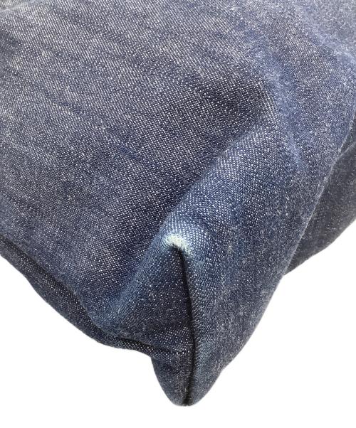 J&M DAVIDSON（ジェイ＆エム デヴィッドソン）J&M DAVIDSON (ジェイ＆エム デヴィッドソン) トートバッグ インディゴ×ブラウンの古着・服飾アイテム