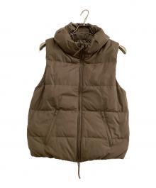 The Duffer of ST.George（ザ ダファーオブセントジョージ）の古着「ダウンベスト　VOLUME NECK DOWN VEST」｜ベージュ