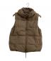 The Duffer of ST.George（ザ ダファーオブセントジョージ）の古着「ダウンベスト　VOLUME NECK DOWN VEST」｜ベージュ