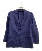 TOMORROW LANDトゥモローランド）の古着「シルク混ジャケット　Ermenegildo Zegna」｜ネイビー
