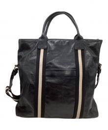 BALLY（バリー）の古着「2WAYバッグ TOLAY-LG」｜ブラック