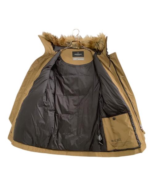 nano・universe（ナノ・ユニバース）nano・universe (ナノ・ユニバース) ダウンジャケット カーキ サイズ:Sの古着・服飾アイテム