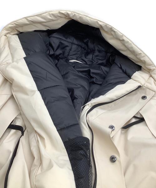 Junhashimoto（ジュンハシモト）Junhashimoto (ジュンハシモト) ナイロンジャケット アイボリー サイズ:Sの古着・服飾アイテム