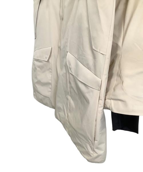 Junhashimoto（ジュンハシモト）Junhashimoto (ジュンハシモト) ナイロンジャケット アイボリー サイズ:Sの古着・服飾アイテム