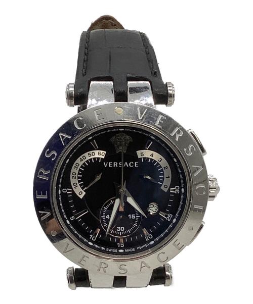 VERSACE（ヴェルサーチェ）VERSACE (ヴェルサーチェ) 腕時計 Vレース クォーツの古着・服飾アイテム