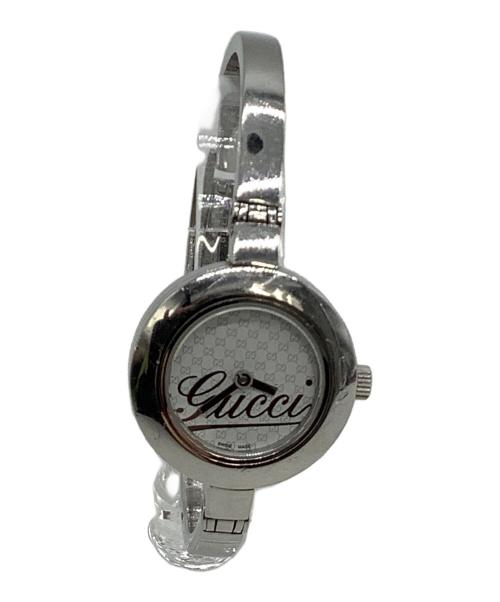 GUCCI（グッチ）GUCCI (グッチ) フラワーバングル腕時計 クォーツの古着・服飾アイテム