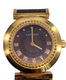 VERSACE（ヴェルサーチェ）の古着「腕時計 クォーツ」｜ブラック