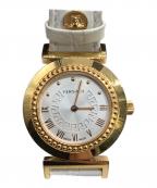 VERSACEヴェルサーチェ）の古着「腕時計　クォーツ」｜ホワイト×ゴールド