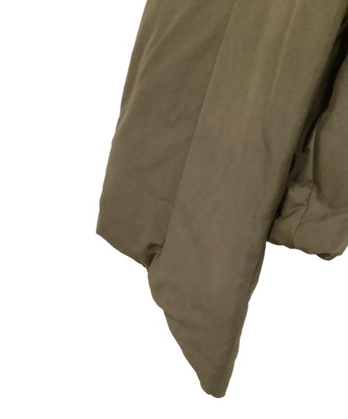 green label relaxing（グリーンレーベルリラクシング）green label relaxing (グリーンレーベルリラクシング) ダウンコート　FM 2WAY ファー ノーステッチ ダウン コート オリーブ サイズ:36の古着・服飾アイテム