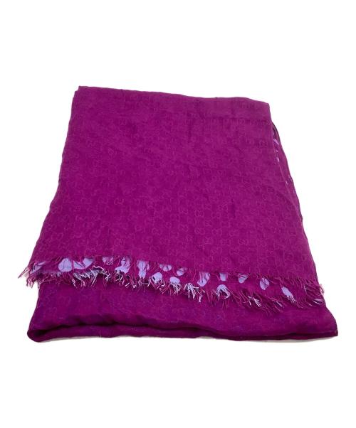 GUCCI（グッチ）GUCCI (グッチ) ストール パープルの古着・服飾アイテム