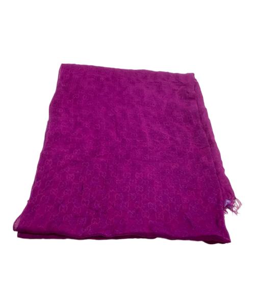 GUCCI（グッチ）GUCCI (グッチ) ストール パープルの古着・服飾アイテム