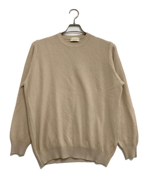 FILIPPO DE LAURENTIIS（フィリッポ・デ・ローレンティス）FILIPPO DE LAURENTIIS (フィリッポ・デ・ローレンティス) 薄手ニット ベージュ サイズ:52の古着・服飾アイテム