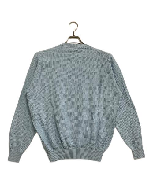 FILIPPO DE LAURENTIIS（フィリッポ・デ・ローレンティス）FILIPPO DE LAURENTIIS (フィリッポ・デ・ローレンティス) 薄手ニット ブルー サイズ:52の古着・服飾アイテム