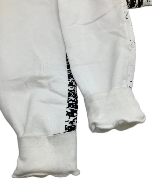 DIOR HOMME（ディオール オム）DIOR HOMME (ディオール オム) スウェット ホワイト×ブラック サイズ:Sの古着・服飾アイテム