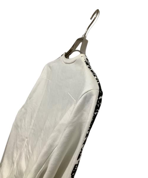 DIOR HOMME（ディオール オム）DIOR HOMME (ディオール オム) スウェット ホワイト×ブラック サイズ:Sの古着・服飾アイテム