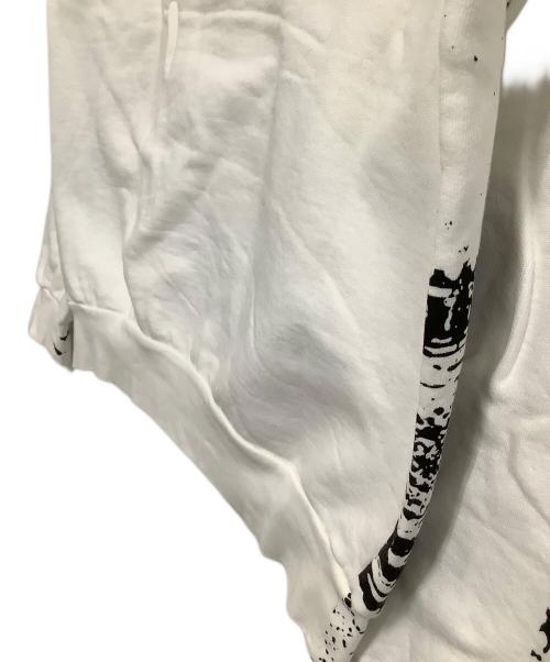 DIOR HOMME（ディオール オム）DIOR HOMME (ディオール オム) スウェット ホワイト×ブラック サイズ:Sの古着・服飾アイテム