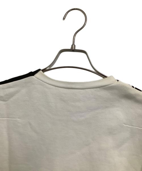 DIOR HOMME（ディオール オム）DIOR HOMME (ディオール オム) スウェット ホワイト×ブラック サイズ:Sの古着・服飾アイテム