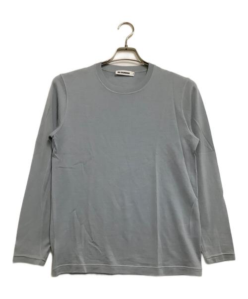JIL SANDER（ジルサンダー）JIL SANDER (ジルサンダー) 薄手ニット ブルー サイズ:48の古着・服飾アイテム