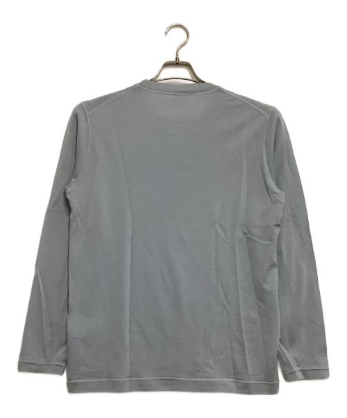 JIL SANDER（ジルサンダー）JIL SANDER (ジルサンダー) 薄手ニット ブルー サイズ:48の古着・服飾アイテム