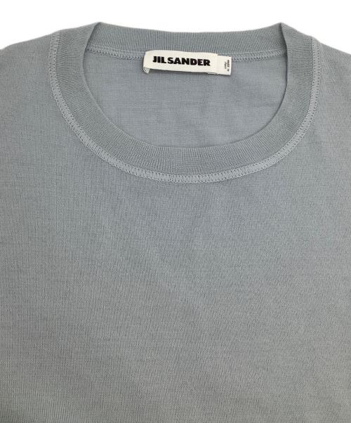 JIL SANDER（ジルサンダー）JIL SANDER (ジルサンダー) 薄手ニット ブルー サイズ:48の古着・服飾アイテム