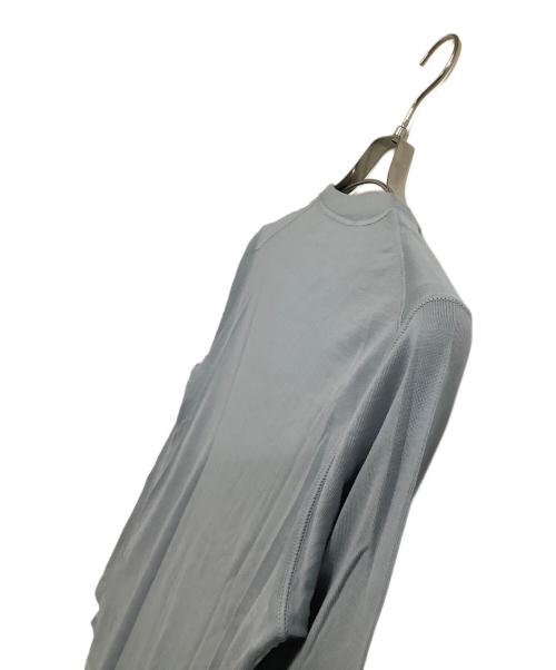 JIL SANDER（ジルサンダー）JIL SANDER (ジルサンダー) 薄手ニット ブルー サイズ:48の古着・服飾アイテム