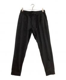 Junhashimoto（ジュンハシモト）の古着「イージーパンツ　GATHER TUCK PANTS」｜ブラック