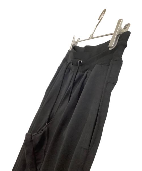 Junhashimoto（ジュンハシモト）Junhashimoto (ジュンハシモト) イージーパンツ　GATHER TUCK PANTS ブラック サイズ:4の古着・服飾アイテム