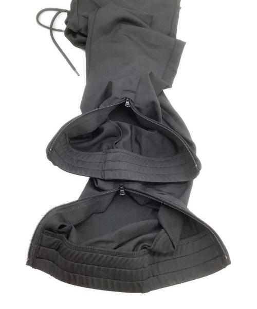 Junhashimoto（ジュンハシモト）Junhashimoto (ジュンハシモト) イージーパンツ　GATHER TUCK PANTS ブラック サイズ:4の古着・服飾アイテム