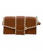 STRATHBERRYストラスベリー）の古着「チェーンショルダーバッグ」｜ブラウン