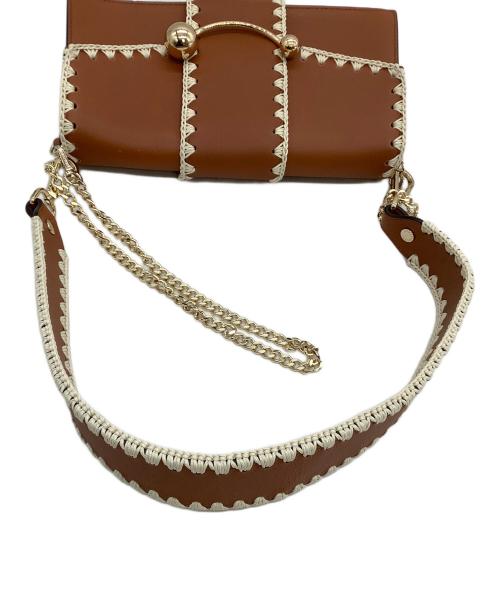 STRATHBERRY（ストラスベリー）STRATHBERRY (ストラスベリー) チェーンショルダーバッグ ブラウンの古着・服飾アイテム